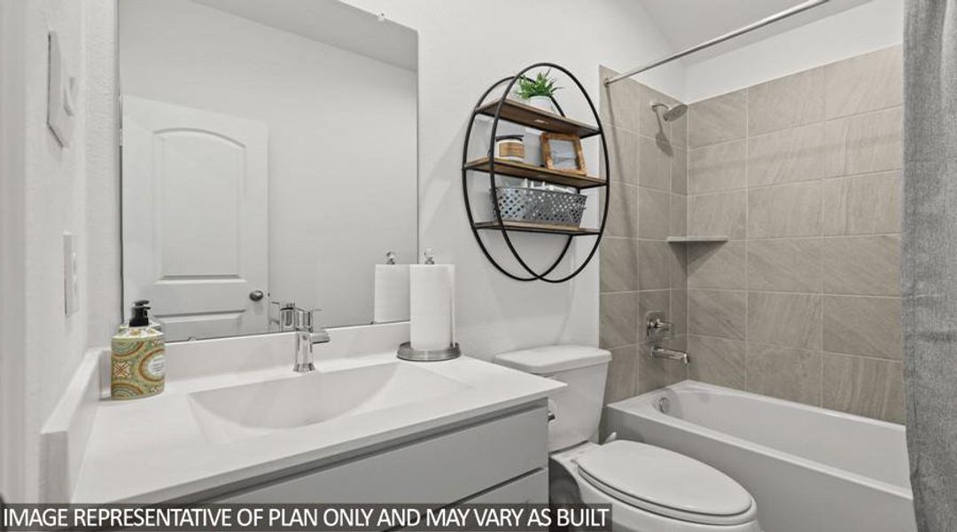 Furnished interior view inside a new home in Porters Mill, New Caney (Image 22).