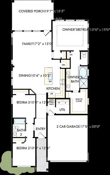 2D floor plan layout of this home in ARTAVIA - Reserve Collection, Conroe, TX (Image 2). 2D floor plan layout of this home in ARTAVIA - Reserve Collection, Conroe, TX (Image 2).