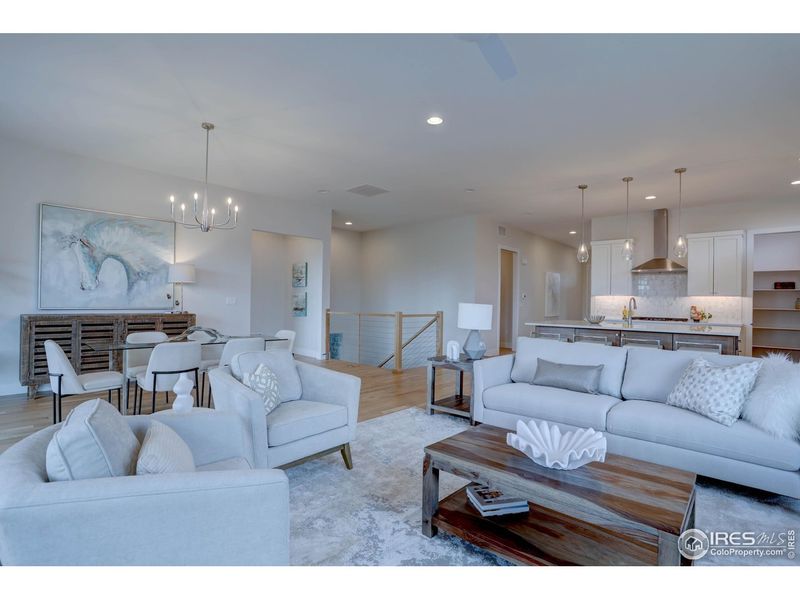 Furnished interior view inside a new home in , Louisville (Image 25).