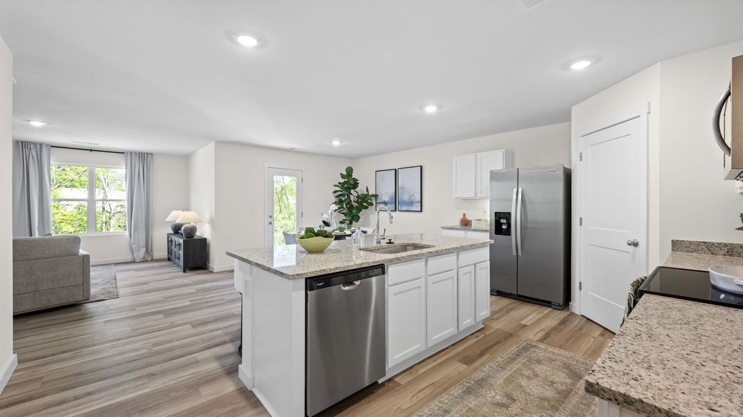 Furnished interior view inside a new home in Timber Creek, Rossville (Image 13).