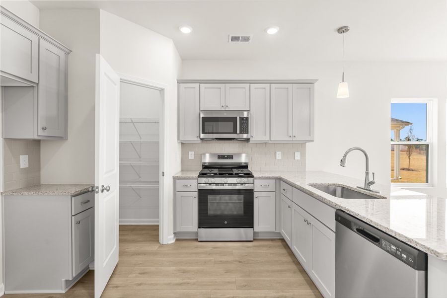 Furnished interior view inside a new home in Tucker Ridge, Pendleton (Image 7).