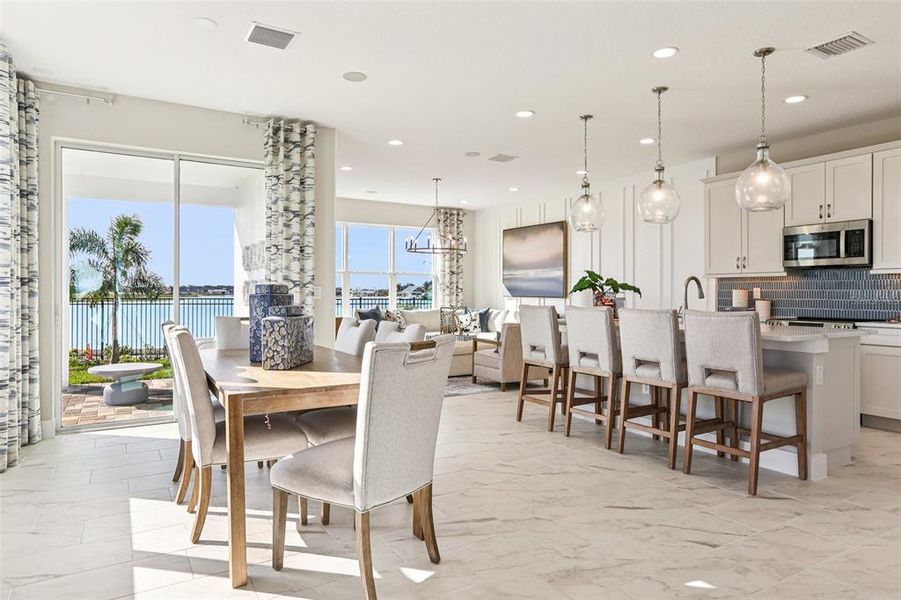 Furnished interior view inside a new home in , San Antonio (Image 15).