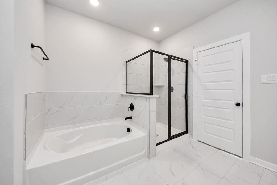 Furnished interior view inside a new home in Enclave at Newport, Crosby (Image 7).