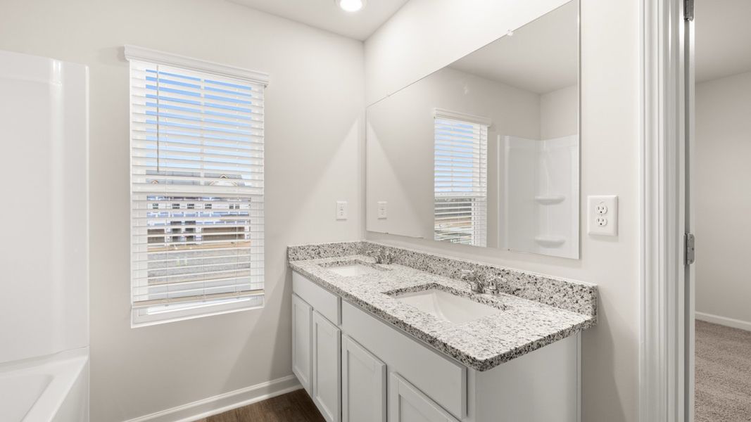 Furnished interior view inside a new home in Laurel Park Townhomes, Hephzibah (Image 12). Furnished interior view inside a new home in Laurel Park Townhomes, Hephzibah (Image 12).