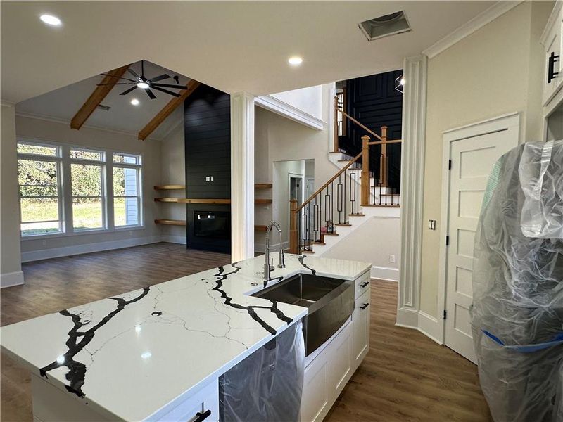 Furnished interior view inside a new home in , Maysville (Image 7).