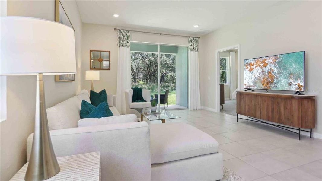Furnished interior view inside a new home in Twisted Oaks, Wildwood (Image 13).