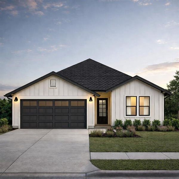 Front exterior of a new home in , Corsicana, TX, highlighting curb appeal (Image 17).