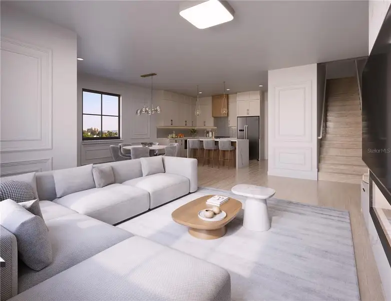 Furnished interior view inside a new home in Lakeview Village Estates, Winter Garden (Image 6). Furnished interior view inside a new home in Lakeview Village Estates, Winter Garden (Image 6).