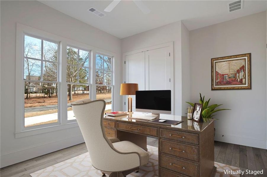 Furnished interior view inside a new home in , Statham (Image 4).