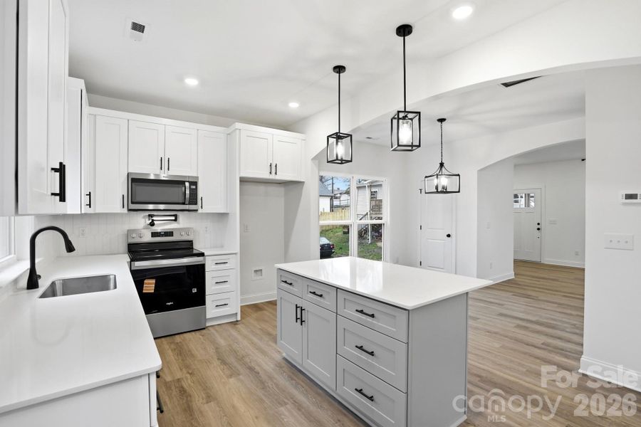 Furnished interior view inside a new home in , Gastonia (Image 8).