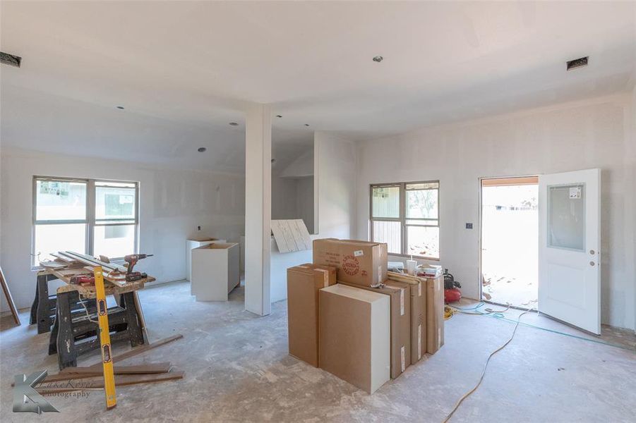 In-progress construction of a new home in , Abilene, TX (Image 6).