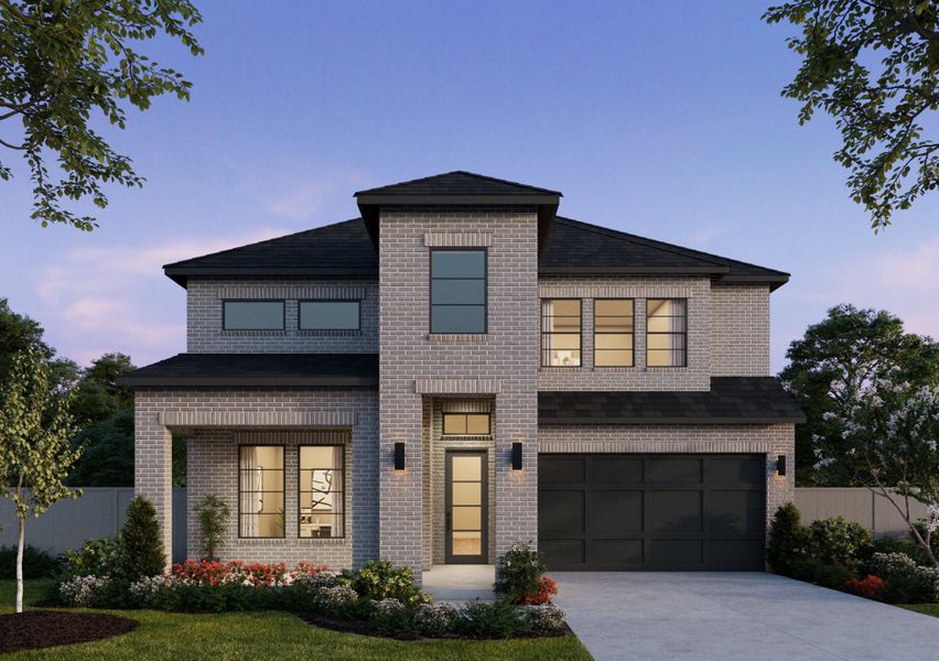 Representative exterior photo of a completed home built from the Lakewood III by Southgate Homes in Painted Tree 50' Series, McKinney, TX (Image 2). Representative exterior photo of a completed home built from the Lakewood III by Southgate Homes in Painted Tree 50' Series, McKinney, TX (Image 2).