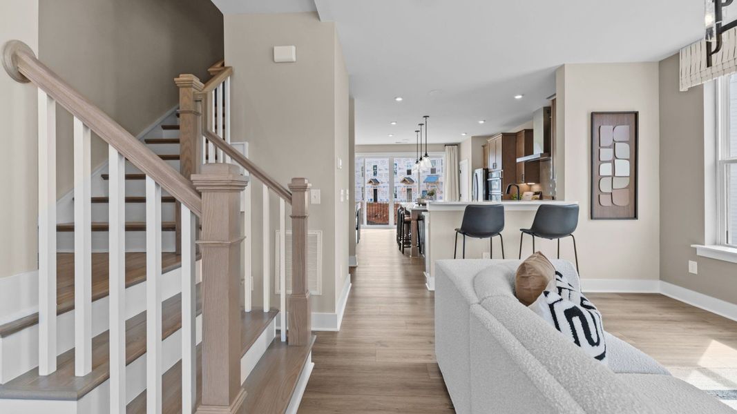 The Landon Plan by DRB Homes in Charlotte, NC, Living Area