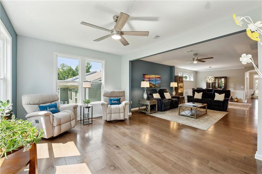 Furnished interior view inside a new home in Poplar Place, Dallas (Image 17).
