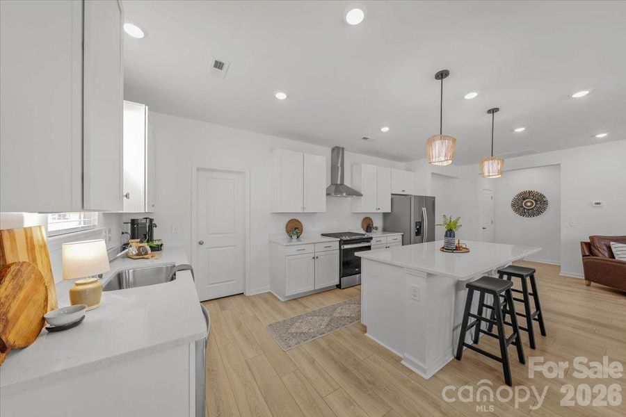 Furnished interior view inside a new home in Sheffield, Indian Trail (Image 8).