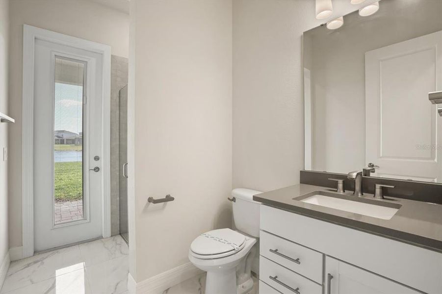 Furnished interior view inside a new home in , Orlando (Image 15).