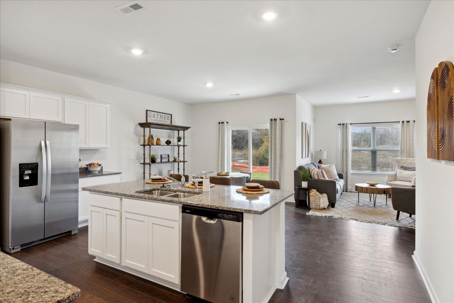Representative furnished interior of a home built from the Cali by D.R. Horton in The Ridge at Neals Landing, Knoxville (Image 11). Representative furnished interior of a home built from the Cali by D.R. Horton in The Ridge at Neals Landing, Knoxville (Image 11).