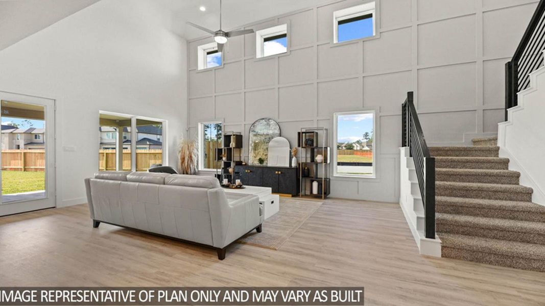 Furnished interior view inside a new home in River Ranch Estates, Dayton (Image 25). Furnished interior view inside a new home in River Ranch Estates, Dayton (Image 25).