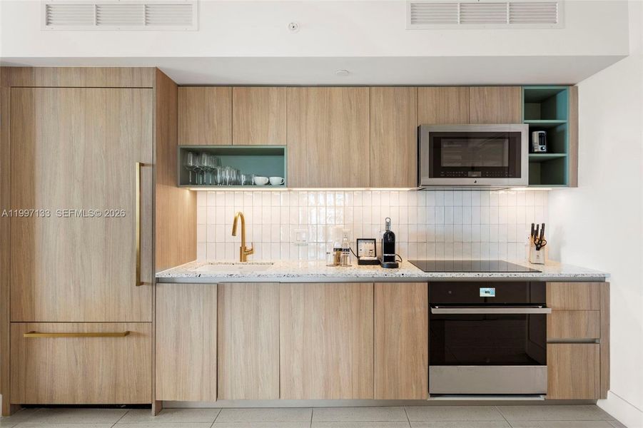 Furnished interior view inside a new home in , Miami (Image 7).