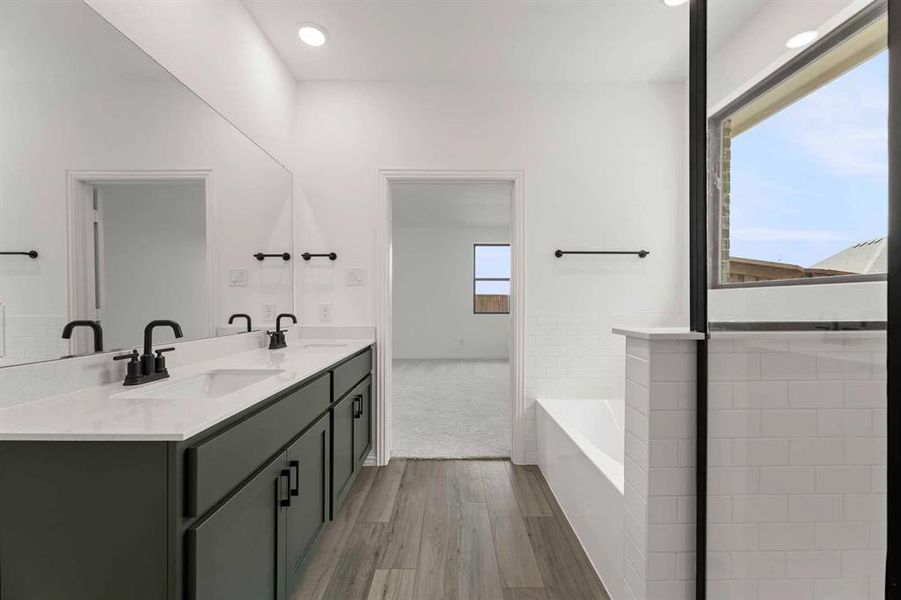 Furnished interior view inside a new home in Brookshire at Legacy Hills-60s, Celina (Image 12).