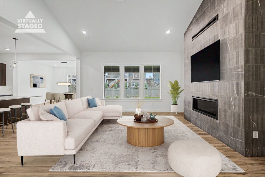 Furnished interior view inside a new home in Westerly, Erie (Image 5).