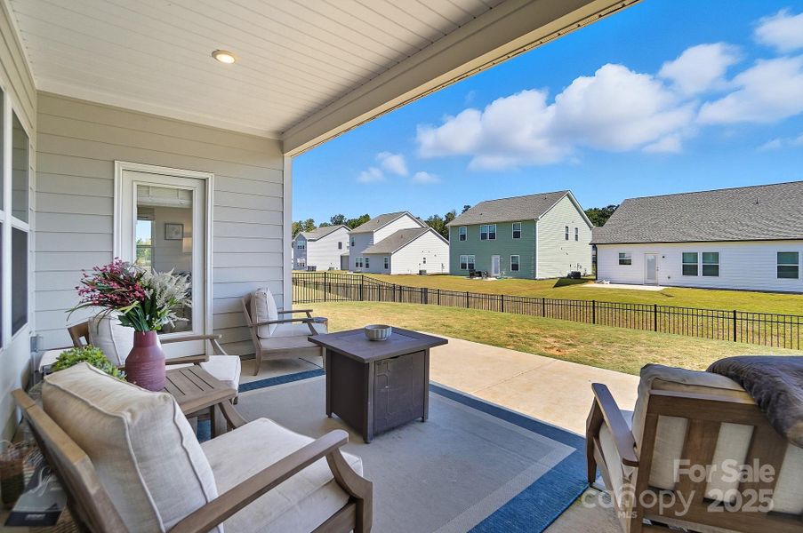 Exterior details and patio area of a home in , Monroe (Image 21).