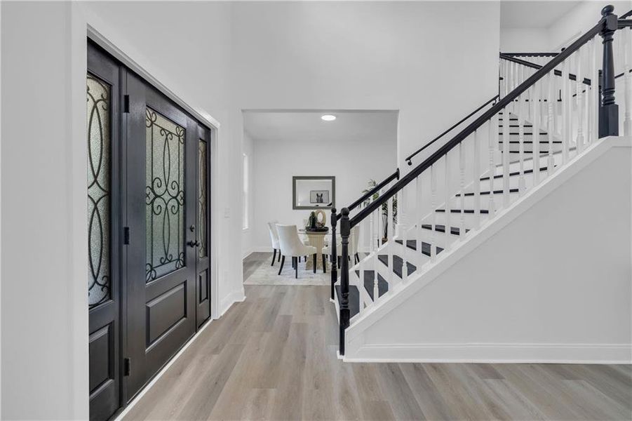 Furnished interior view inside a new home in , Douglasville (Image 8).