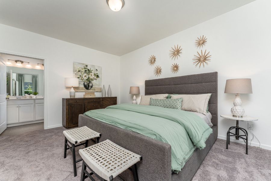 Furnished interior view inside a new home in Jackson Hills, Clarksville (Image 12).