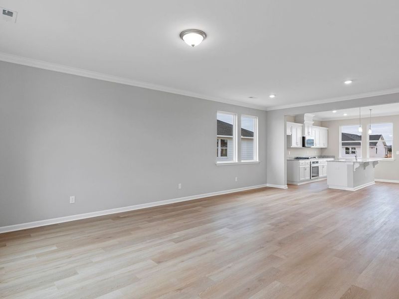 Representative unfurnished interior of a home built from the The Stella by Davidson Homes LLC in Ivy Glen, Perry (Image 10). Representative unfurnished interior of a home built from the The Stella by Davidson Homes LLC in Ivy Glen, Perry (Image 10).