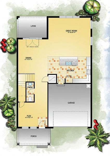 Turnstone A - Floor Plan (downstairs)