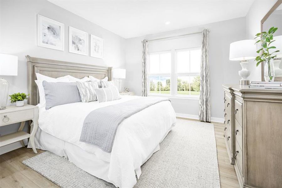 Representative furnished interior of a home built from the Alberti Ranch by Ryan Homes in Albemarle, Hertford (Image 27).