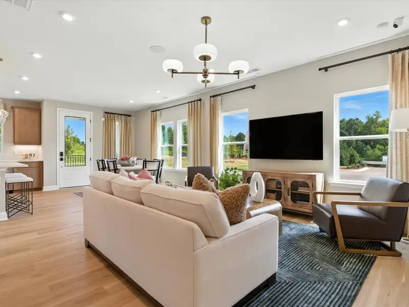 Representative furnished interior of a home built from the Douglas by Tri Pointe Homes in Amplitude, Charlotte (Image 3). Representative furnished interior of a home built from the Douglas by Tri Pointe Homes in Amplitude, Charlotte (Image 3).