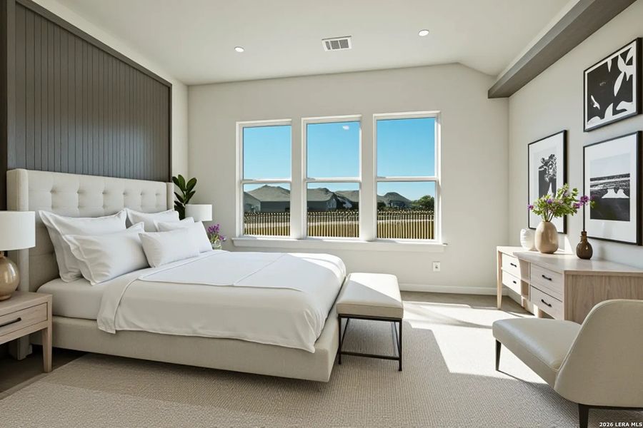 Furnished interior view inside a new home in Foxbrook, Schertz (Image 10).