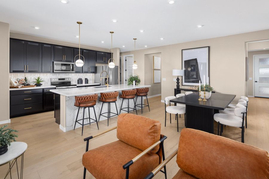 Representative furnished interior of a home built from the Pinehurst by Beazer Homes in Marbella at Windrose, Waddell (Image 10).