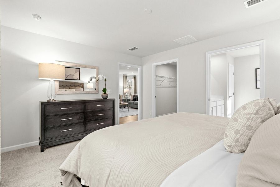 Furnished interior view inside a new home in Somerset, Santee (Image 11).