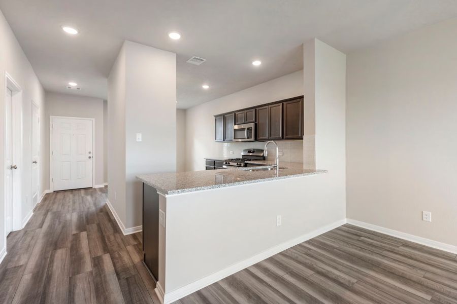 Furnished interior view inside a new home in Eastern Wells, Jarrell (Image 33).