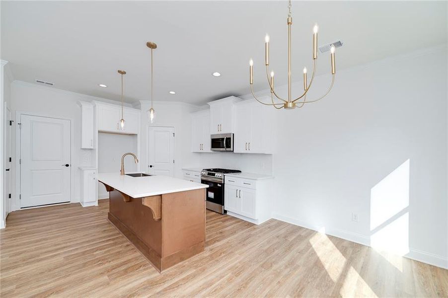 Furnished interior view inside a new home in , Cumming (Image 5).