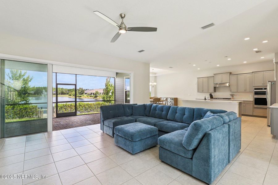 Furnished interior view inside a new home in , St. Augustine (Image 17).