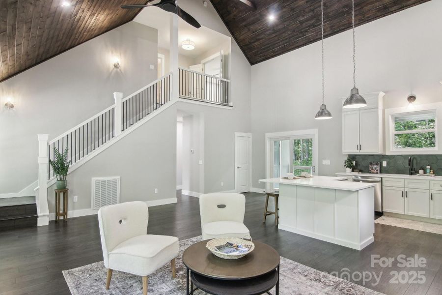 Furnished interior view inside a new home in , Maggie Valley (Image 18).