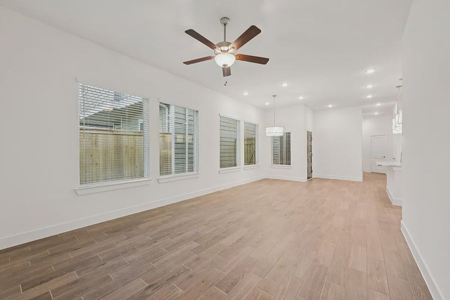Representative unfurnished interior of a home built from the Pommery by Chesmar Homes in Kresston Chateau, Montgomery (Image 17). Representative unfurnished interior of a home built from the Pommery by Chesmar Homes in Kresston Chateau, Montgomery (Image 17).