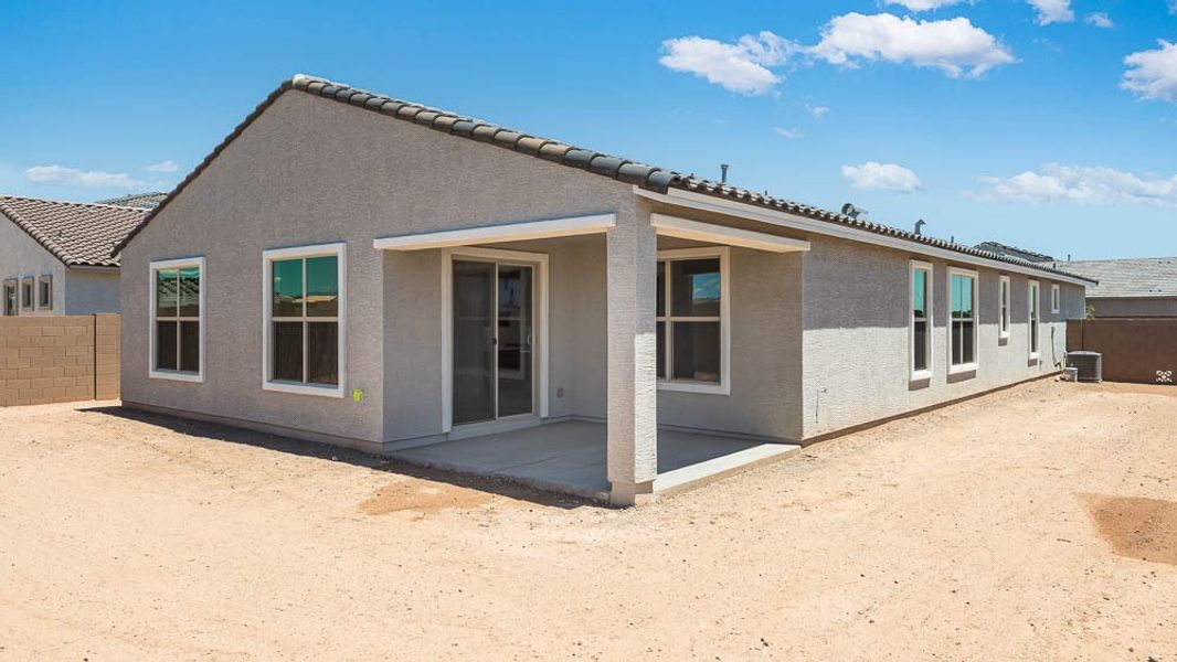 Representative exterior photo of a completed home built from the Charter by Taylor Morrison in Artisan at Asante Encore Collection, Surprise, AZ (Image 21).