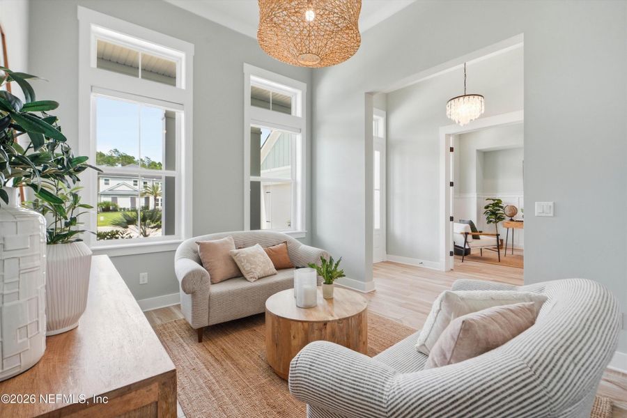 Furnished interior view inside a new home in , Ponte Vedra (Image 15). Furnished interior view inside a new home in , Ponte Vedra (Image 15).