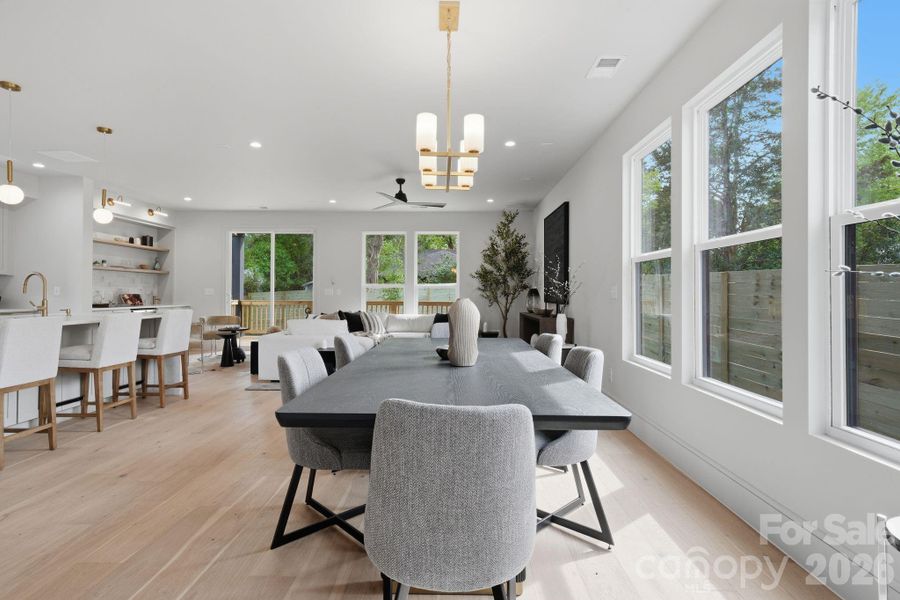 Furnished interior view inside a new home in , Charlotte (Image 45).