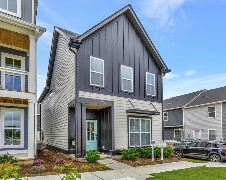 Representative exterior photo of a completed home built from the Henley by Parkside Builders in The Parks of Mill Town, Chattanooga, TN (Image 21).