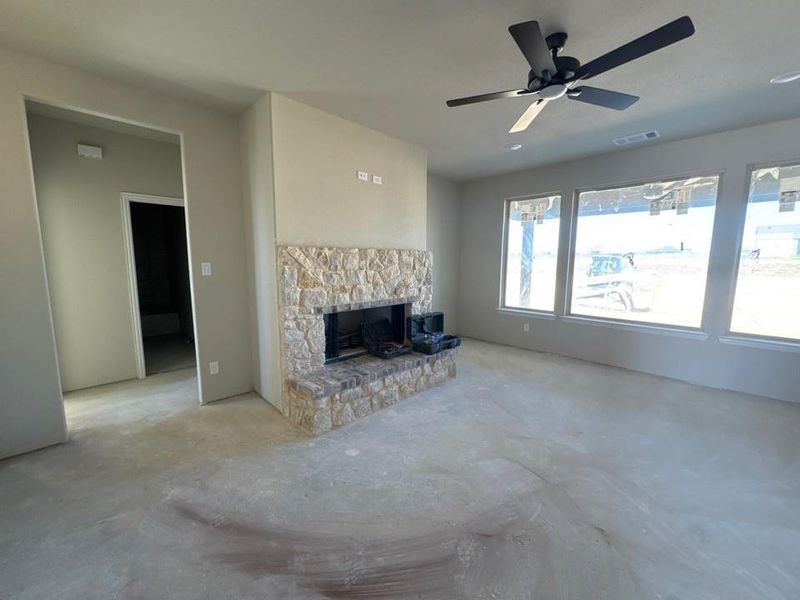 In-progress construction of a new home in Fairview Meadows, New Fairview, TX (Image 7). In-progress construction of a new home in Fairview Meadows, New Fairview, TX (Image 7).