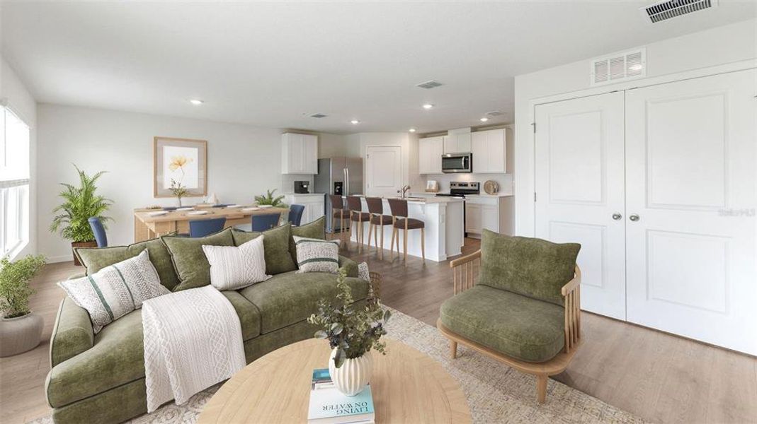 Furnished interior view inside a new home in , Deltona (Image 4).
