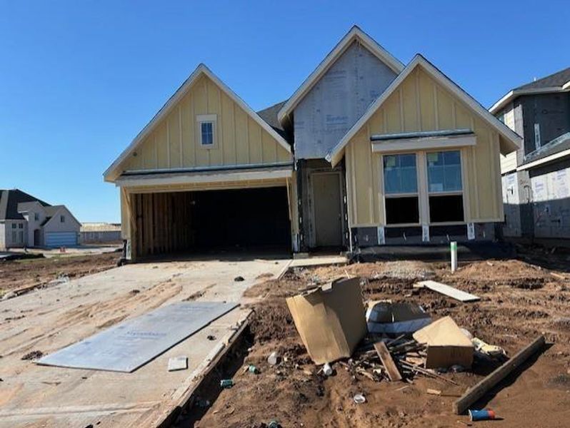 In-progress construction of a new home in , Missouri City, TX (Image 8).