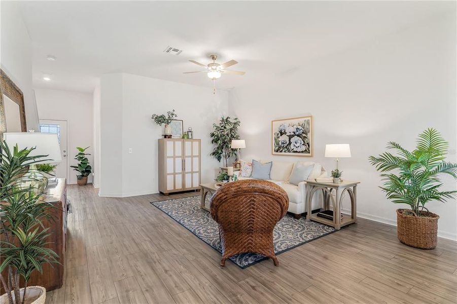 Furnished interior view inside a new home in Sol Vista, Dundee (Image 21).