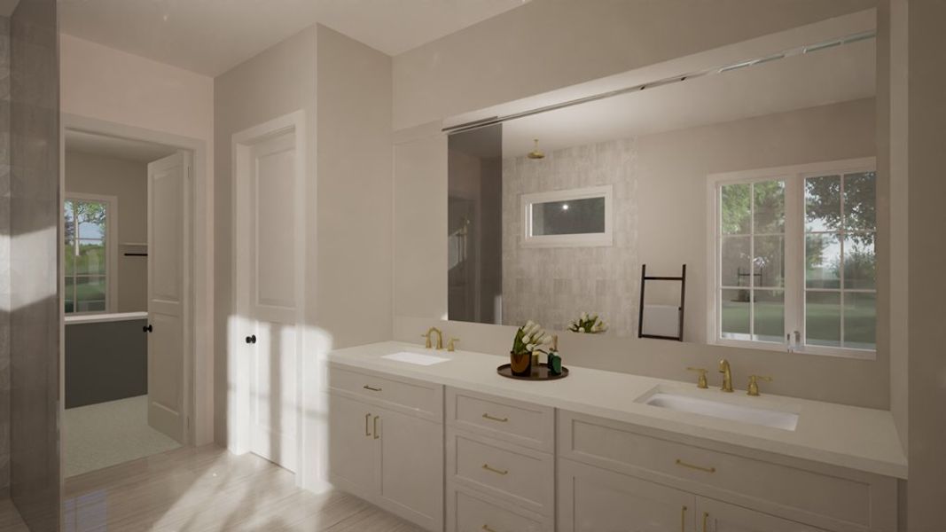 Representative furnished interior of a home built from the The Poppy by Ken Harvey Homes in Carriage Farms, Raleigh (Image 13).