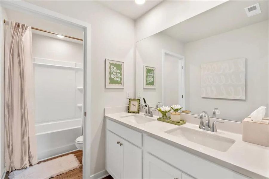Furnished interior view inside a new home in Hawthorne Reserve, Dallas (Image 9).